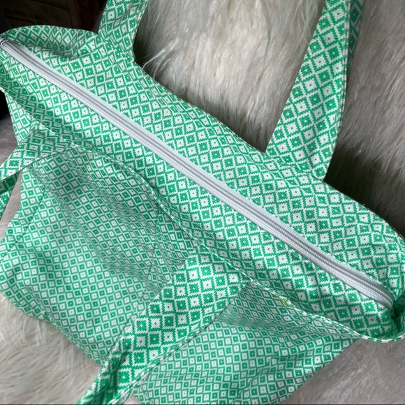 Vtg. Dakine Green Patterned Tote - Picture 7 of 8
